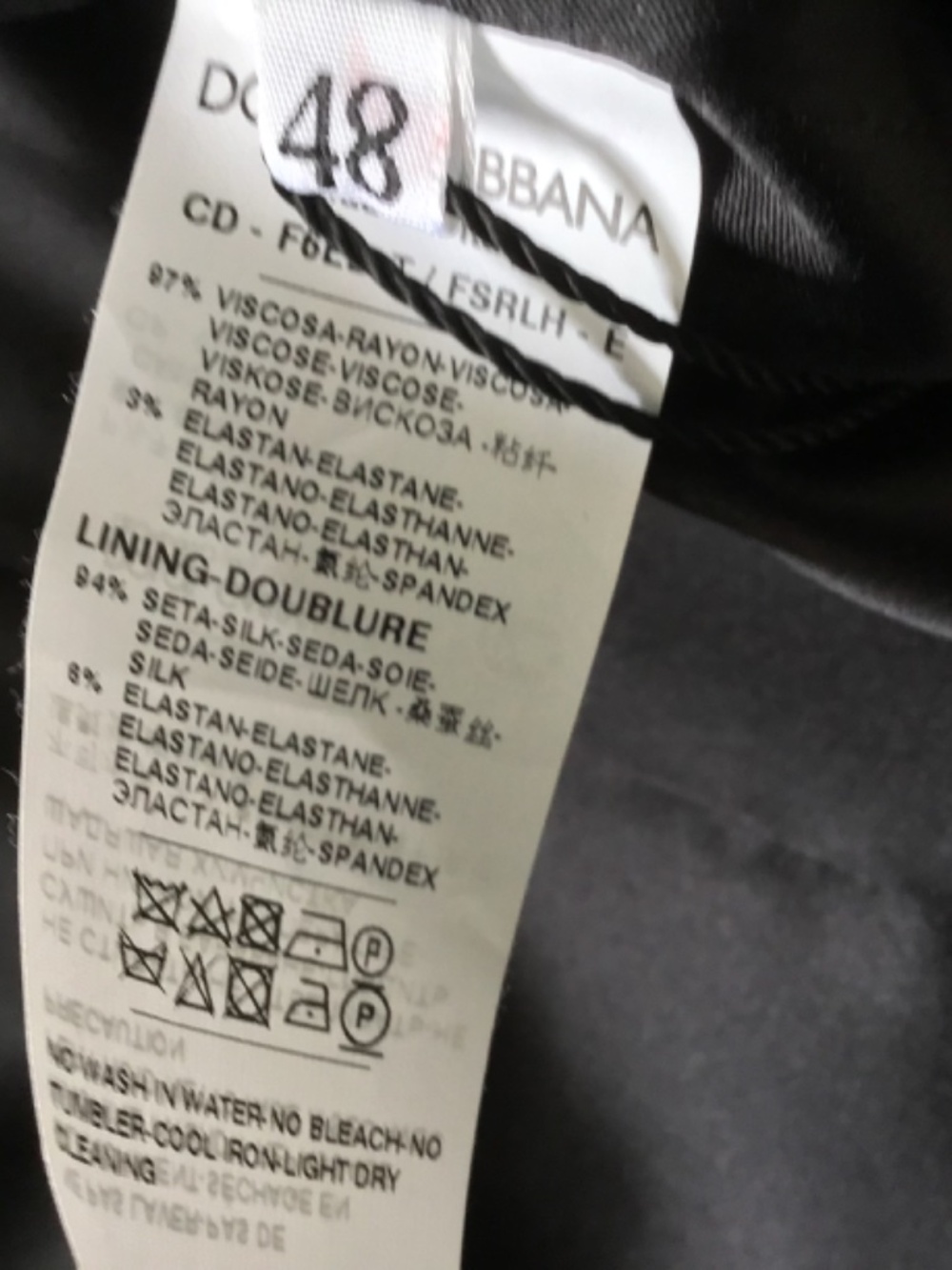 NWT Dolce&Gabbana brand new dress SIZE IT 48, US 46, L - Picture 3 of 5